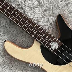 Customized 4 Strings Yin Yang Deluxe Electric Bass Guitar HHS Pickups in Stock