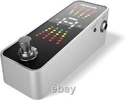 D'Addario Accessories Guitar Tuner Pedal Chromatic Tuner for Electric Gui