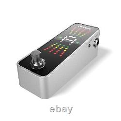 D'Addario Accessories Guitar Tuner Pedal Chromatic Tuner for Electric Guitars