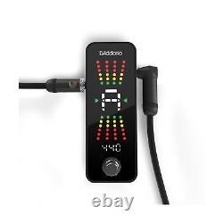 D'Addario Accessories Guitar Tuner Pedal Plus Chromatic Tuner for Electric