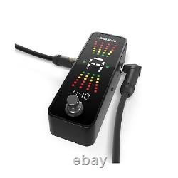 D'Addario Accessories Guitar Tuner Pedal Plus Chromatic Tuner for Electric