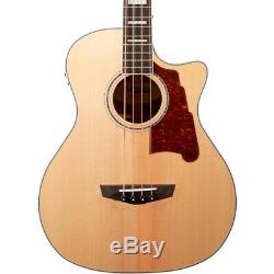 D'Angelico Premier Mott Single Cut Acoustic Bass withOnboard Preamp, Tuner