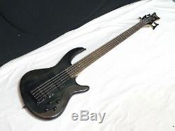 DEAN Edge 5 5-string BASS guitar NEW Trans Black Grover Tuners