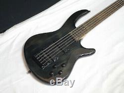 DEAN Edge 5 5-string BASS guitar NEW Trans Black Grover Tuners