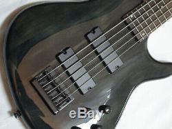 DEAN Edge 5 5-string BASS guitar NEW Trans Black Grover Tuners