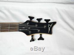 DEAN Edge 5 5-string BASS guitar NEW Trans Black Grover Tuners