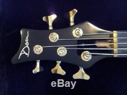 DEAN Edge Pro 5-string BASS GUITAR Rare OOP EMG PUs Grover Tuners w\ HS Case