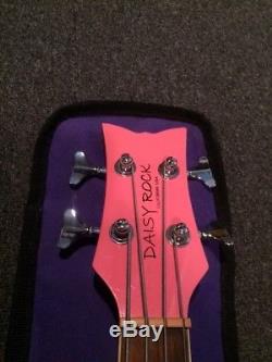 Daisy Rock Electric Bass Guitar with built in Tuner