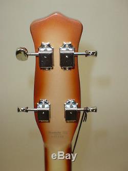 Danelectro'58 Longhorn Reissue Electric Bass Copperburst Free Strap Cable Tuner