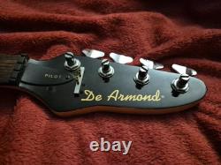 DeArmond By Guild Pilot Bass Guitar Neck 22 Frets 35 Scale RW Fretboard +Tuners