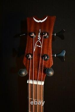 Dean AXS Axcess EABC 4 String Satin Mahogany Acoustic Electric Bass Guitar