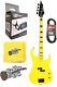 Dean CZONE BASS YEL Custom Zone Electric Bass Guitar withEffin Tuner & More