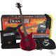 Dean Edge 09 Red Bass Guitar Beginner Pack- Amp Gig Bag Tuner Strap Picks Cord
