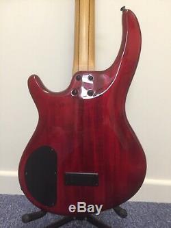 Dean Edge Bass Passive Red with gig bag strap tuner