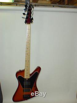 Dean John Entwistle Hybrid USA Bass Guitar w Case RARE COLOR STRAP CABLE TUNER