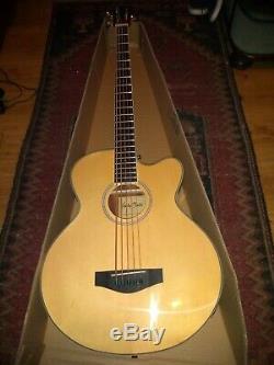 Deluxe 5 String Electro Acoustic Bass Guitar With Builtin Tuner