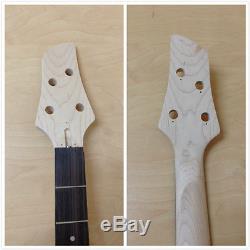 EB-302DIY No-Solder Full Kit Electric Bass Guitar DIY withFree Digital Tuner, Picks