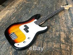 ENCORE E4 ELECTRIC BASS GUITAR SUNBURST RRP 179.00 With Free Tuner