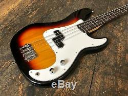 ENCORE E4 ELECTRIC BASS GUITAR SUNBURST RRP 179.00 With Free Tuner