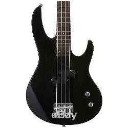 ESP LTD B-10 BLK 4 String Electric Bass Guitar Kit withGig Bag, Stand, and Tuner
