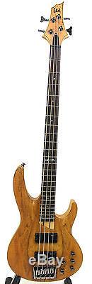 ESP LTD B-204 SM Bass Guitar Spalted Maple Top INCLUDES TUNER, CABLE, & STRAP