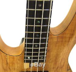 ESP LTD B-204 SM Left-Handed Bass Guitar Spalted Maple with TUNER CABLE & STRAP