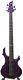 ESP LTD F-155 Bass Guitar Dark See Thru Purple INCLUDES TUNER, CABLE, & STRAP