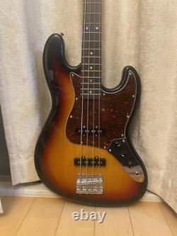 Electric Bass Guitar Busker's Sunburst with Soft Case & Tuner