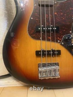 Electric Bass Guitar Busker's Sunburst with Soft Case & Tuner