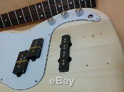 Electric Bass Guitar DIY Kits EB-303DIY withFree Digital Tuner, Picks