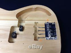 Electric Bass Guitar DIY Kits withBonus Picks, Digital Tuner EB-303DIY