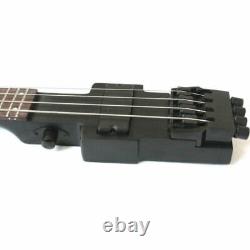 Electric travel headless bass in black color