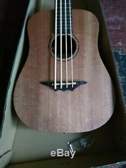 Electro acoustic Bass ukulele with built in tuner