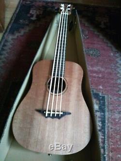 Electro acoustic Bass ukulele with built in tuner