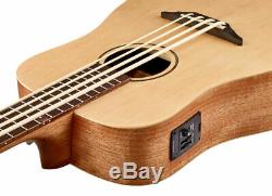 Electro acoustic Bass ukulele with built in tuner
