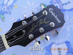 Epiphone Les Paul SL, Hot Pickups, Upgraded Tuners, Capacitor, 5lbs 1oz! , Nice