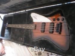 Epiphone Thunderbird IV Bass Guitar with hardshell case & Free Arion Stage Tuner