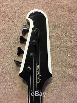 Epiphone Thunderbird-IV Electric Bass Guitar with Hipshot tuner and Gig bag