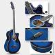 FAST, FREE SHIPPING? Acoustic-Electric Bass Guitar +Soft Case/Gig Bag