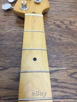 FENDER 50s PRECISION BASS NECK With TUNERS 1950s Reissue P Bass MINT