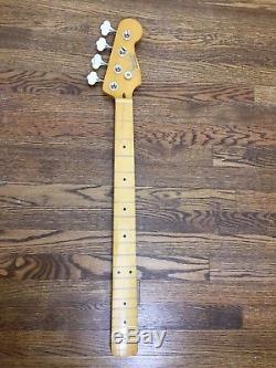 FENDER 50s PRECISION BASS NECK With TUNERS 1950s Reissue P Bass MINT