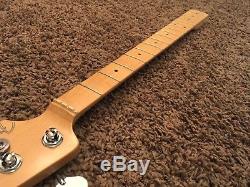 FENDER AMERICAN STANDARD PRECISION BASS NECK With TUNERS & TREE Maple MIA USA