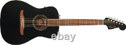 FENDER Joe Strummer Campfire Acoustic / Electric Guitar SMALL BODY Black Clash