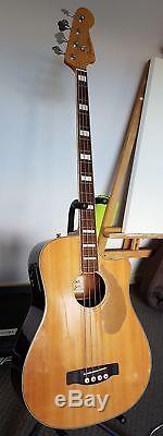 FENDER KINGMAN BASS GUITAR ACOUSTIC ELECTRIC Precision with Martin strings