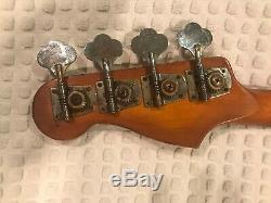 FENDER MEXICO(MIM) VINTAGE 1996 Relic PRECISION P-BASS GUITAR NECK, + Orig TUNERS