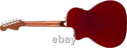 FENDER Newporter Player Acoustic Guitar Electric Neck /Headstock Candy Apple Red