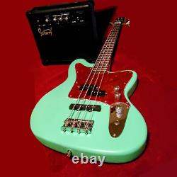FREE SHIPPING? +AMP! Glarry I Style Electric Bass Guitar +P & Jazz Style Pups