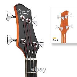 FREE SHIPPING! (and FAST)? Acoustic-Electric Bass Guitar +Soft Case/Gig Bag