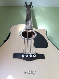 Fender Acoustic Bass Guitar Electro Electric Semi Tuner