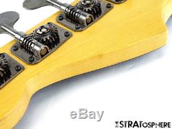 Fender Aerodyne Jazz Bass NECK & TUNERS J Bass Guitar Candy Apple Red SALE